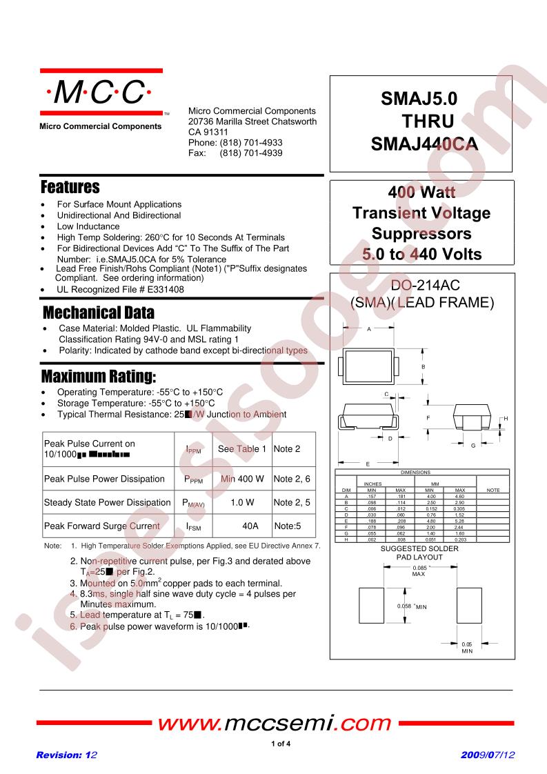 SMAJ8.5CA