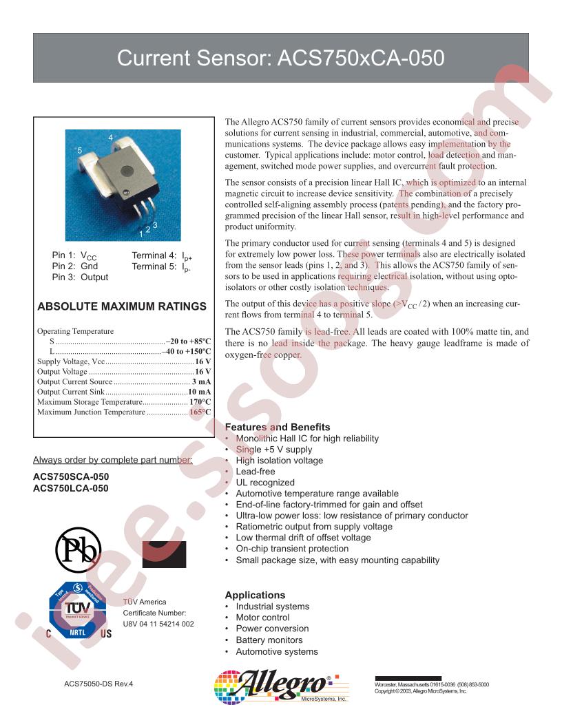 ACS750SCA-050