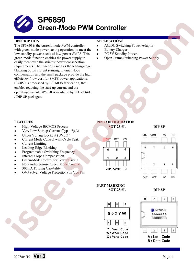 SP6850AD8TG