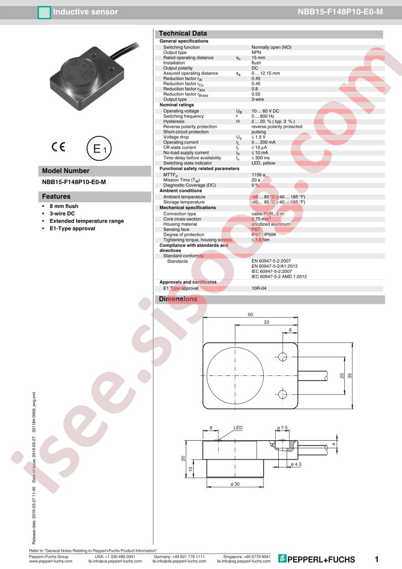 NBB15-F148P10-E0-M