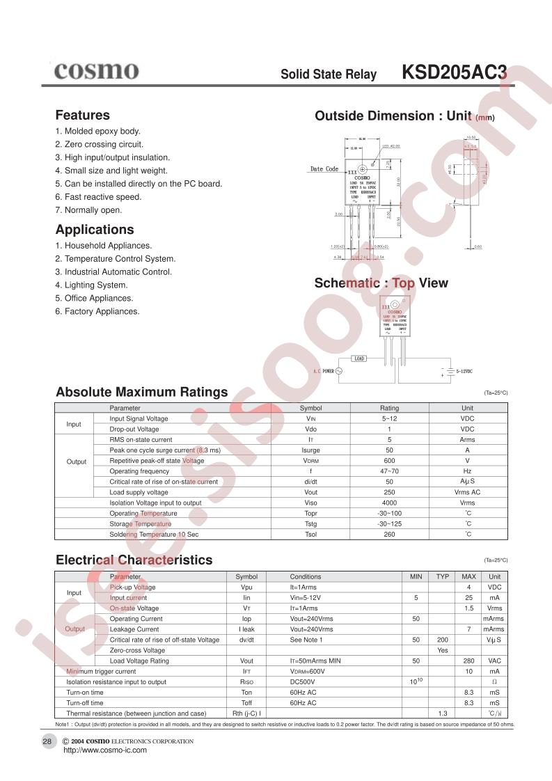 KSD205AC3