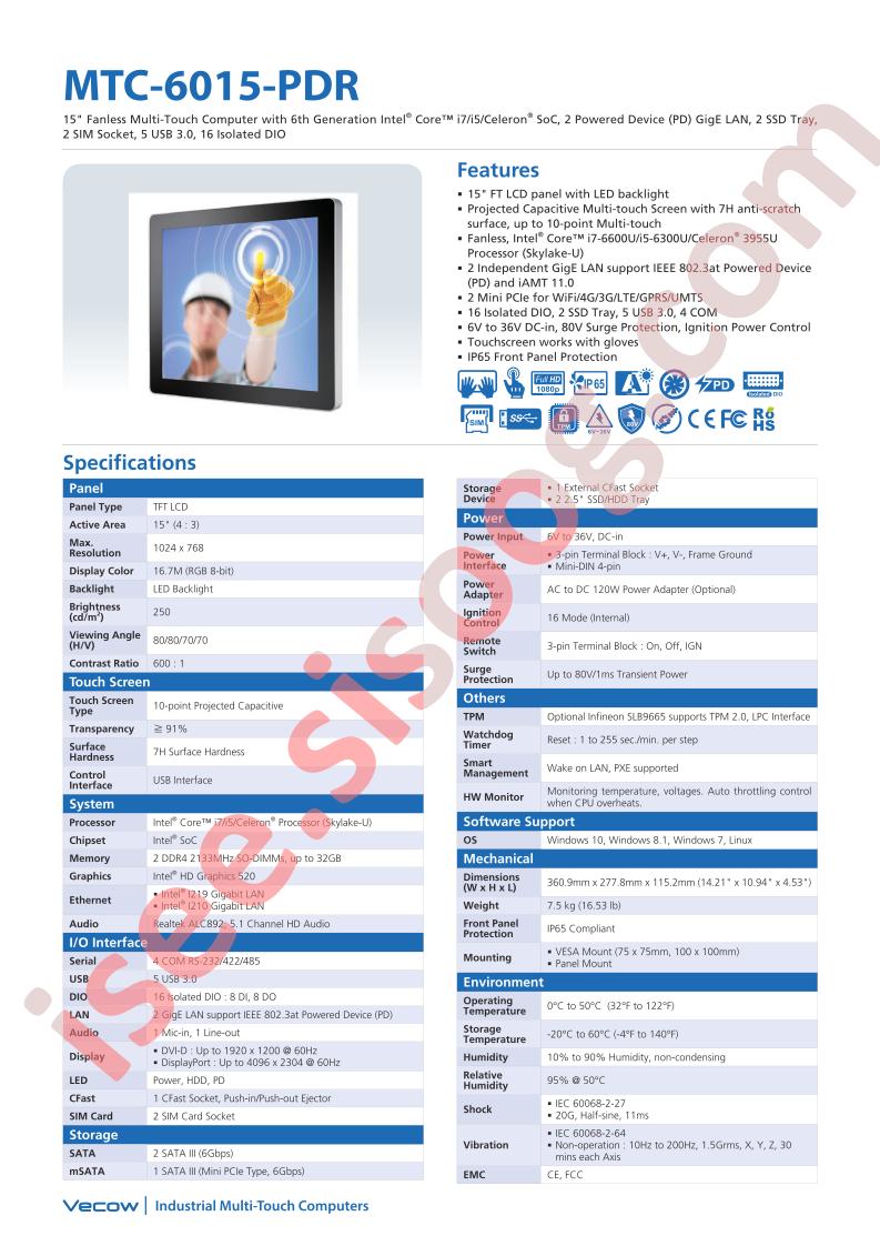 MTC-6015-PDR600U