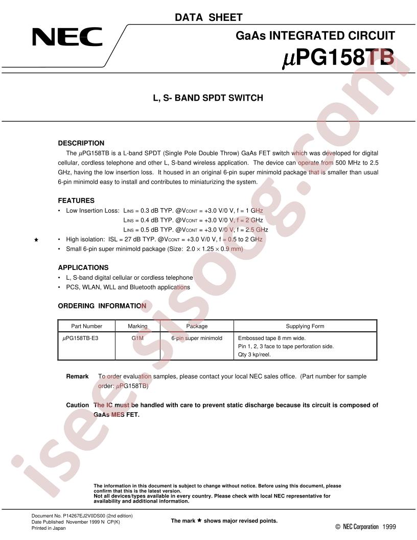 UPG158TB
