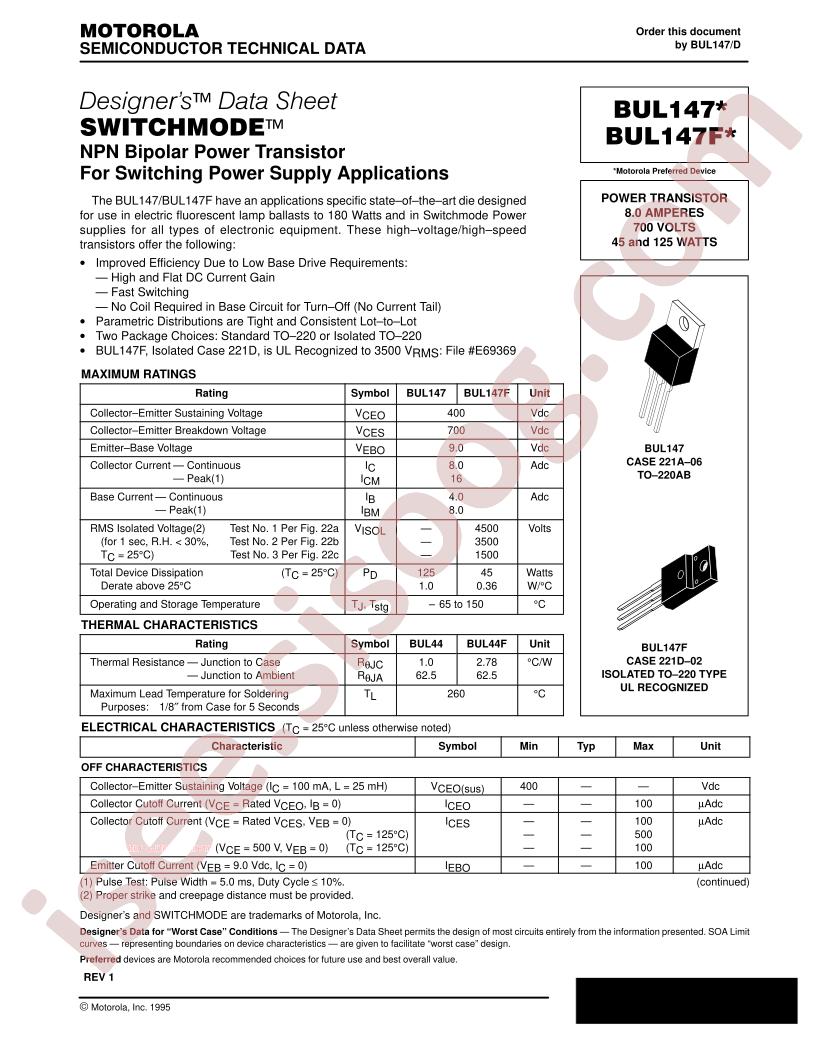 BUL147F