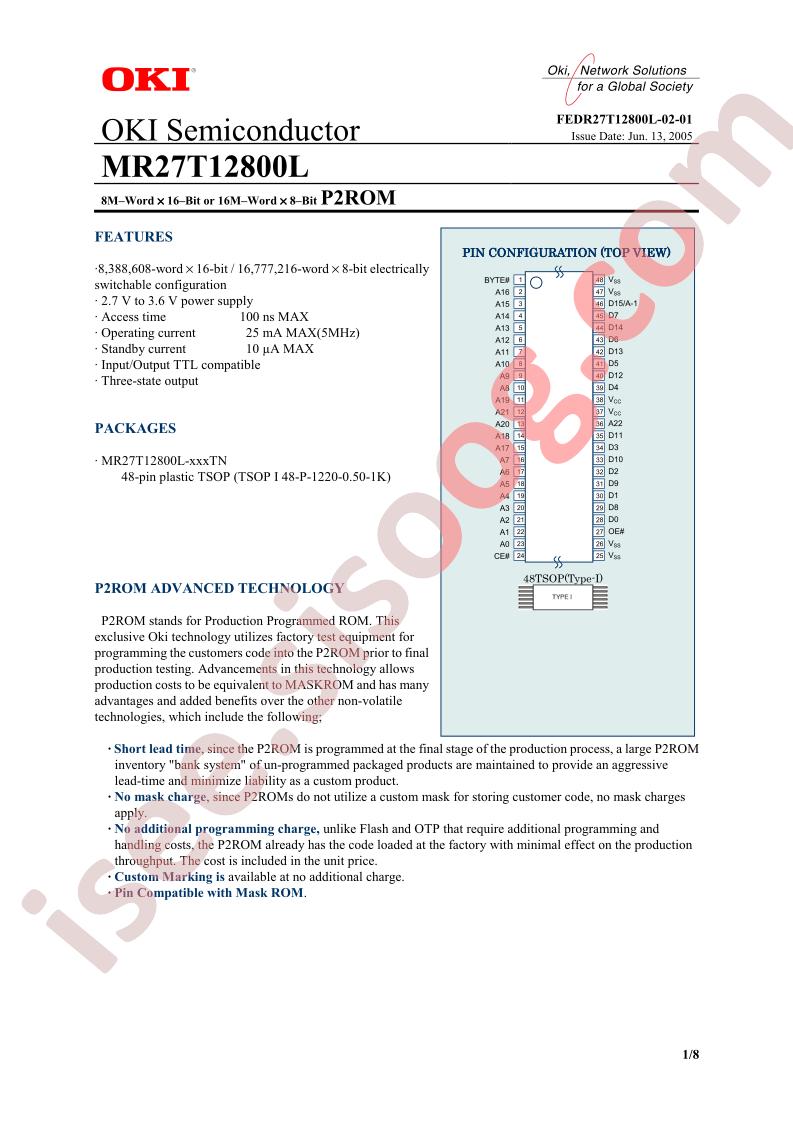 MR27T12800L-XXXTN