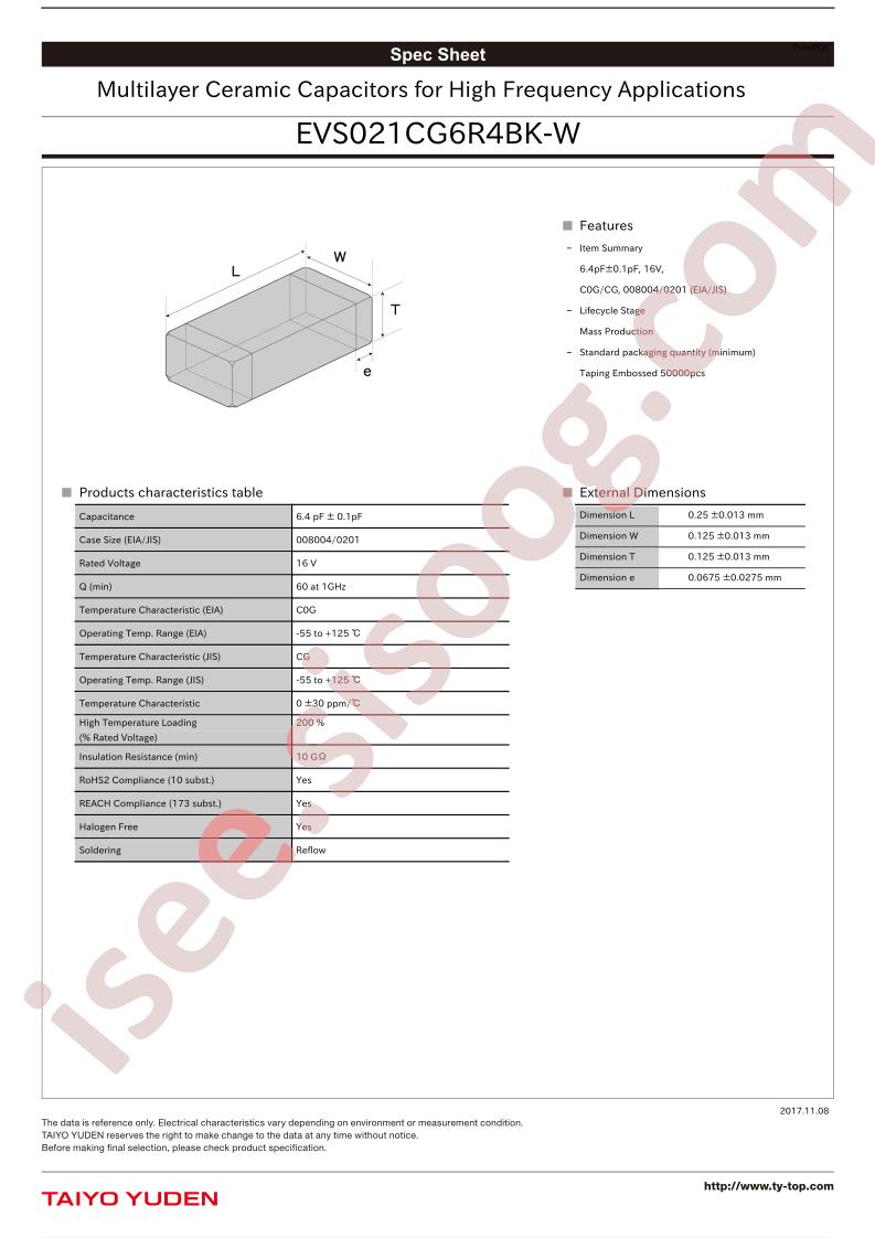 EVS021CG6R4BK-W