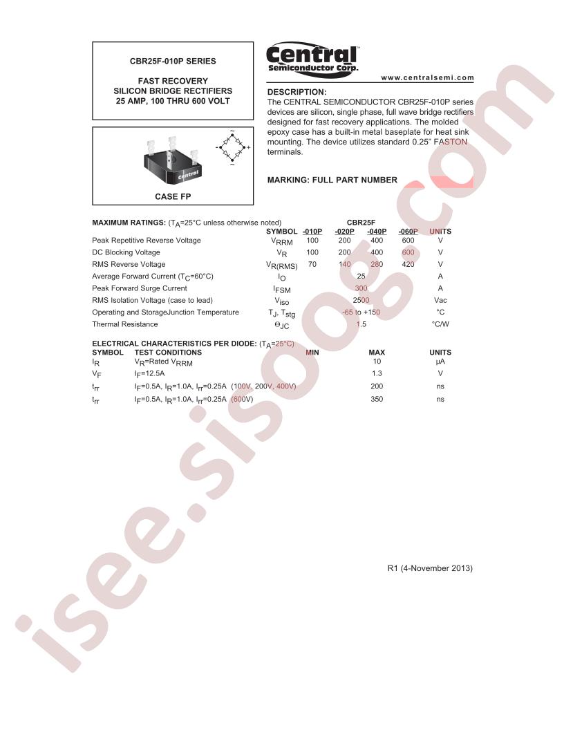 CBR25F-010P