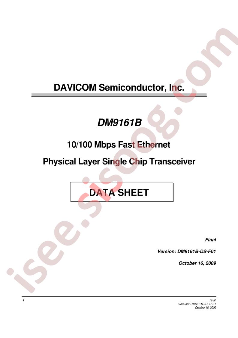 DM9161B