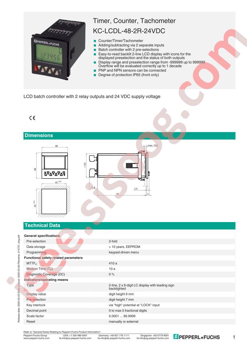 KC-LCDL-48-2R-24VDC