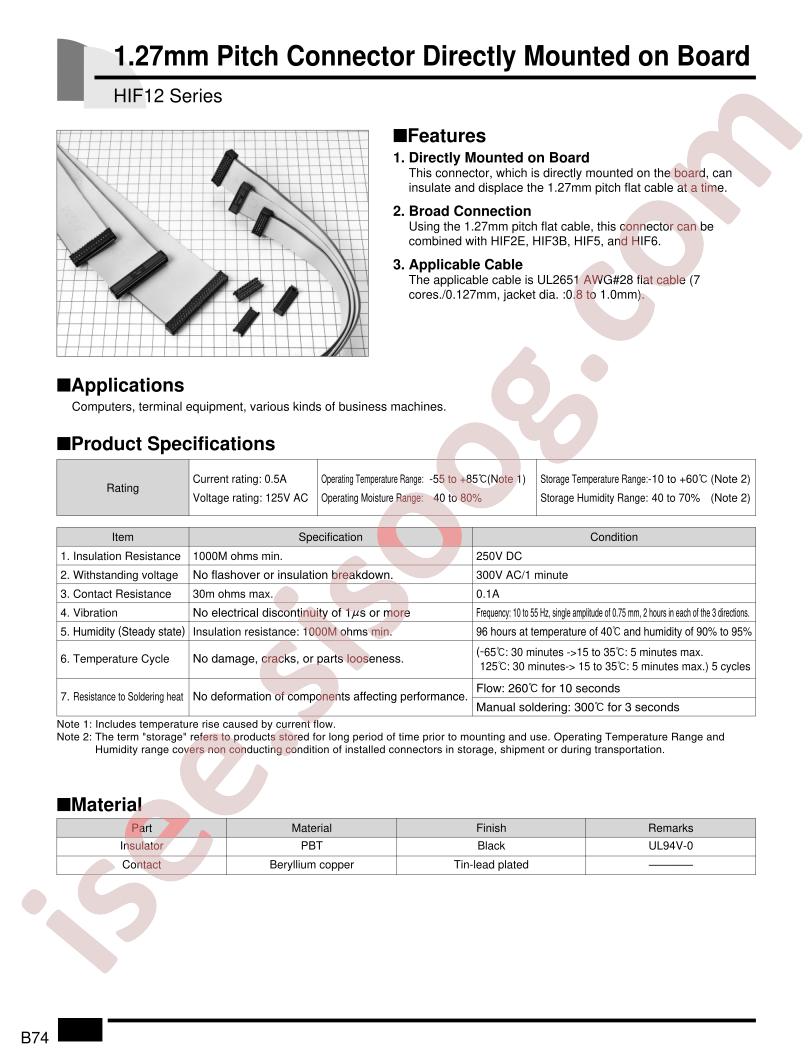 HIF12-068DT-1.27R