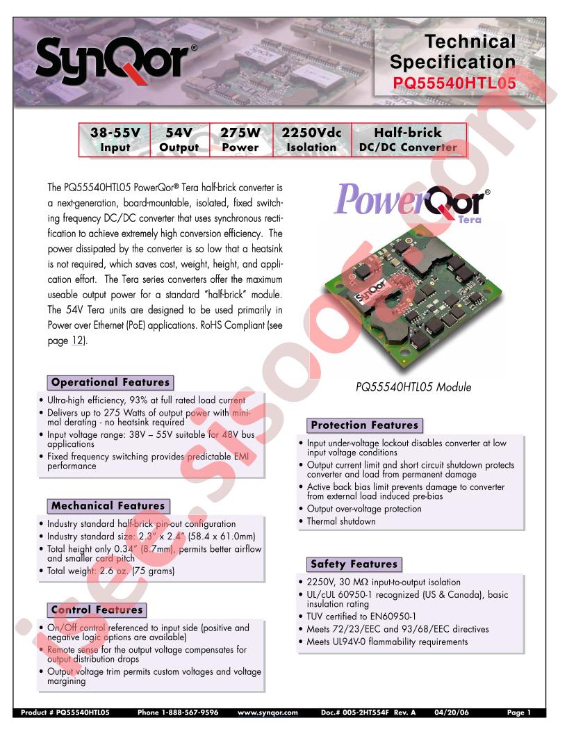 PQ55540HTL05NRS