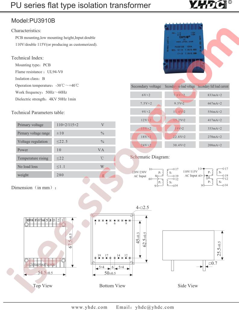 PU3910B