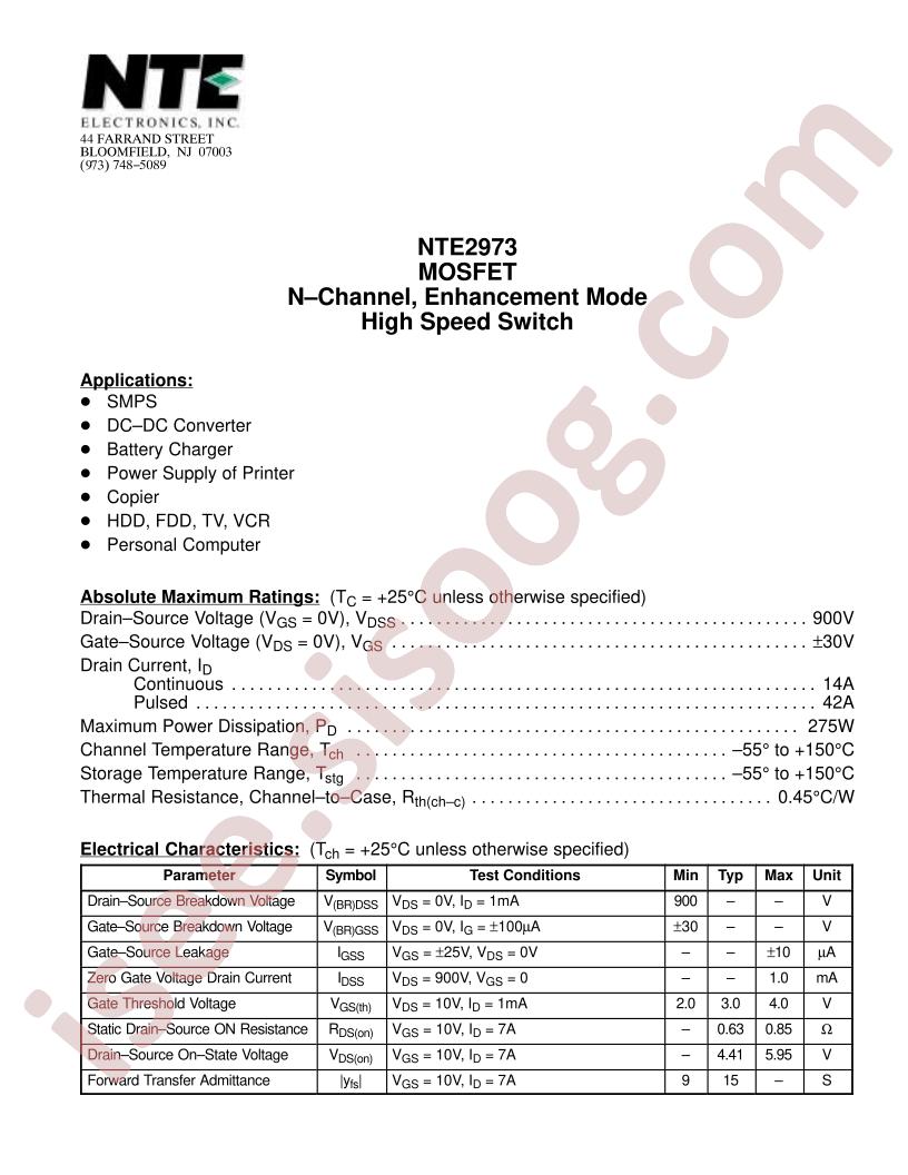 NTE2973