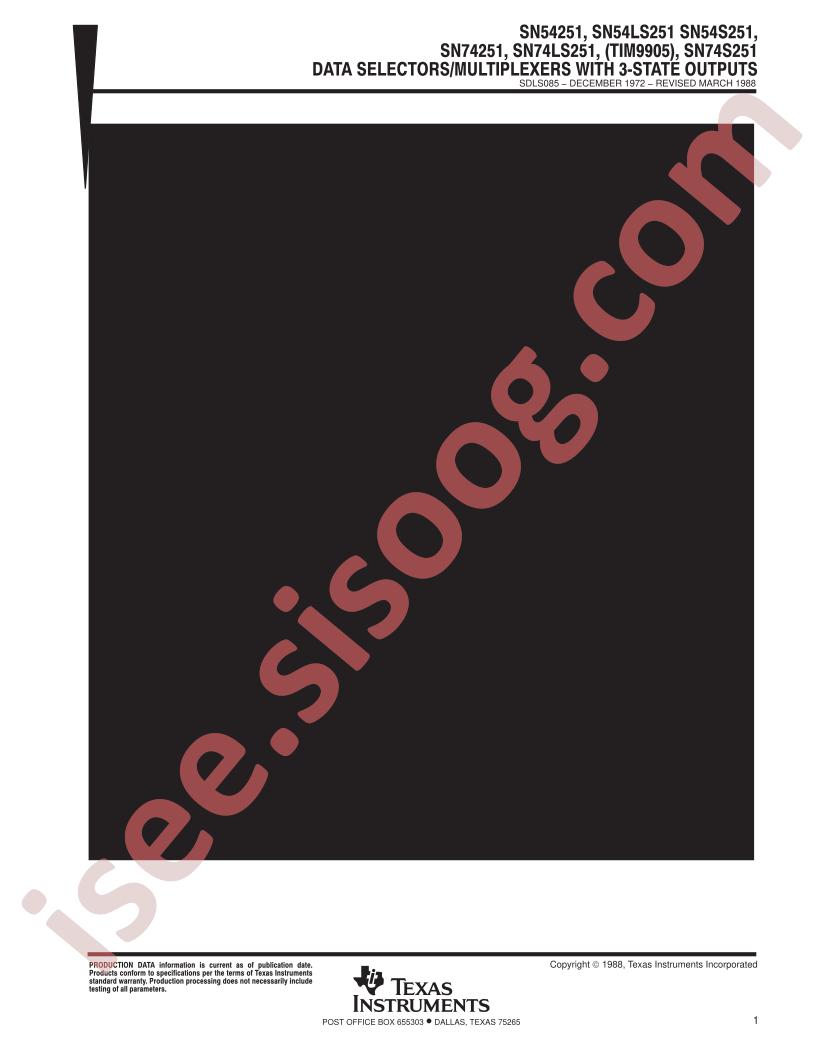 SN54LS251