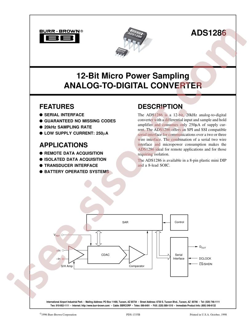 ADS1286A
