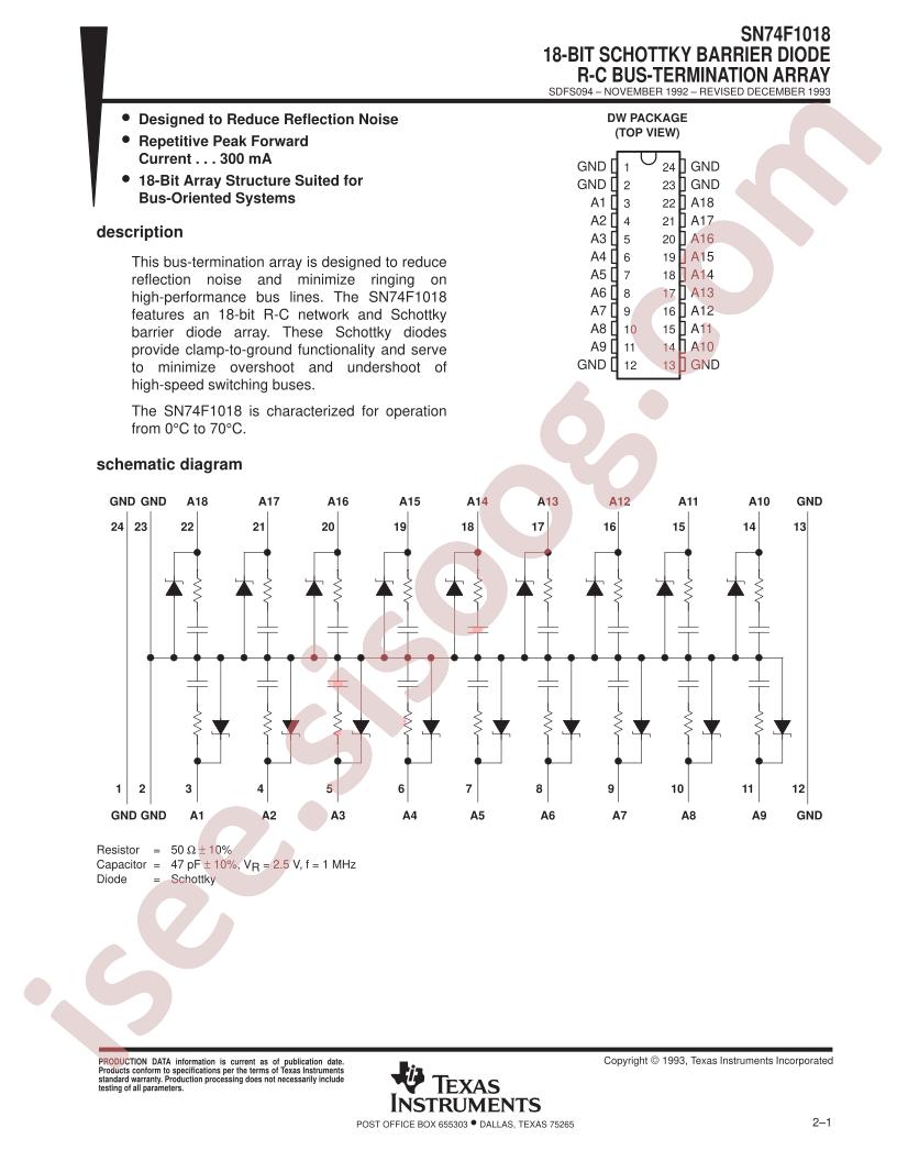 SN74F1018
