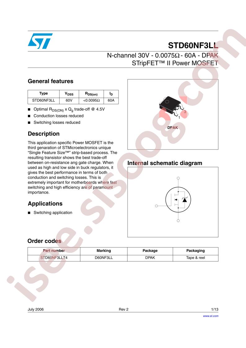 STD60NF3LL_06