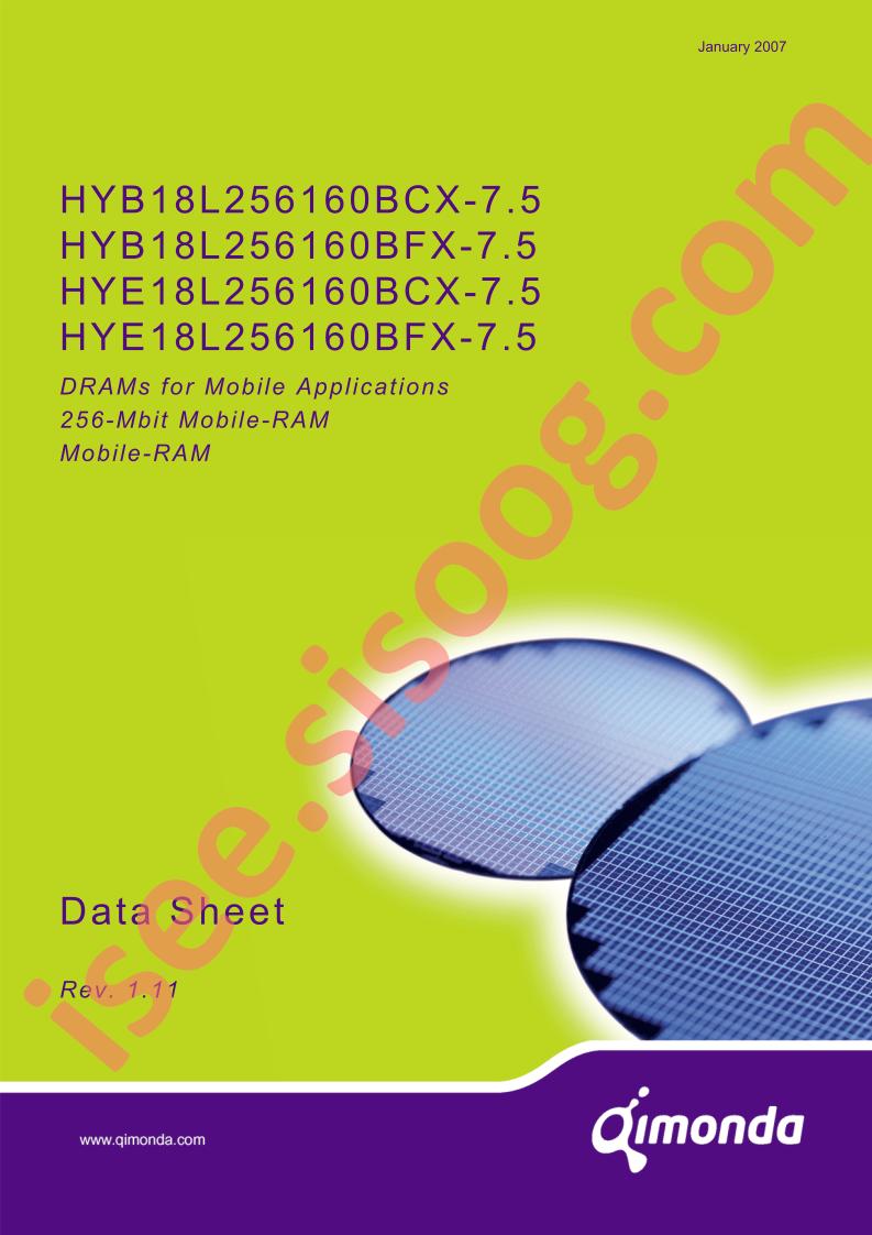 HYB18L256160BFX-7.5