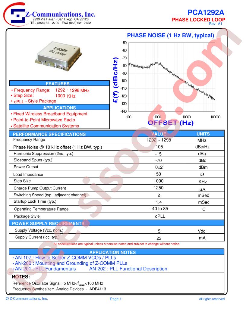PCA1292A