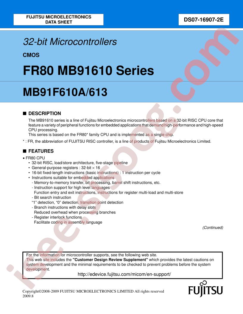 MB91F610A