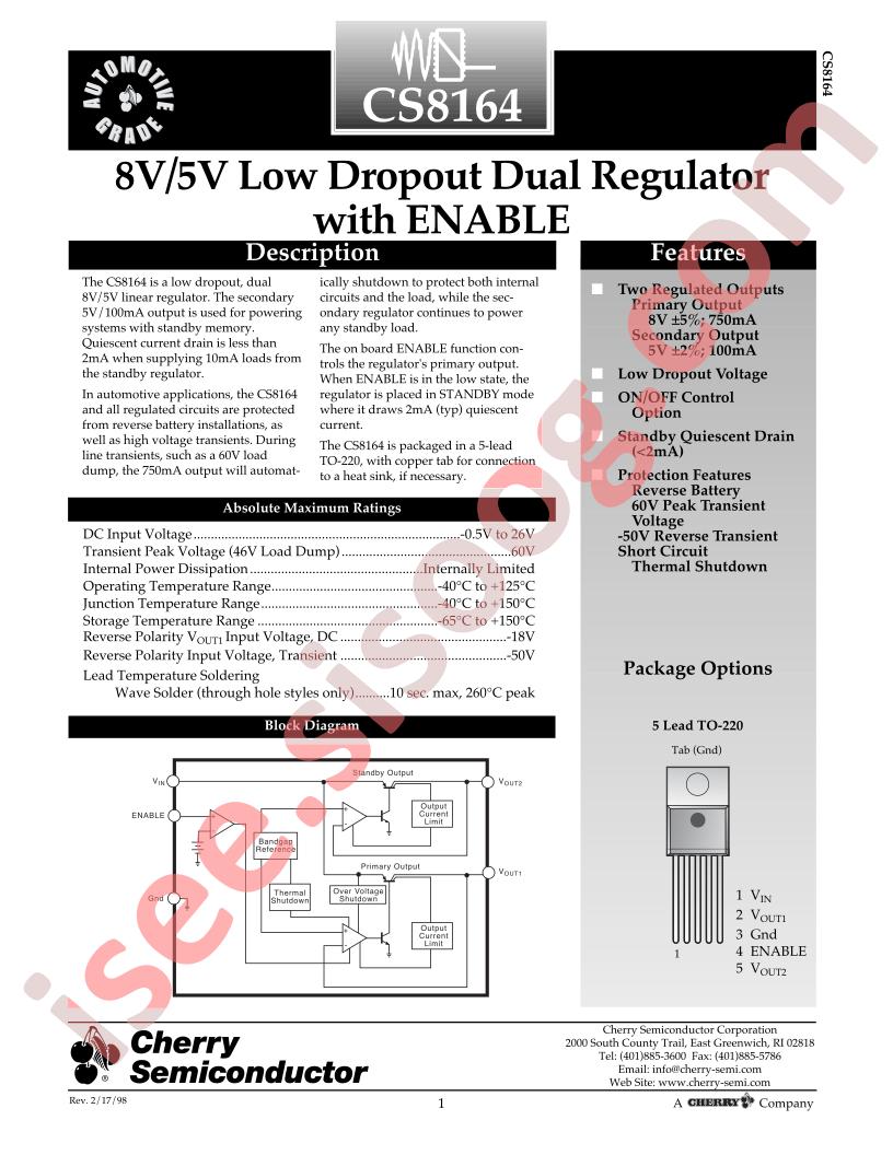 CS8164YTVA5