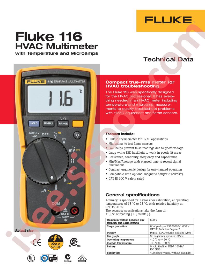 FLUKE-116