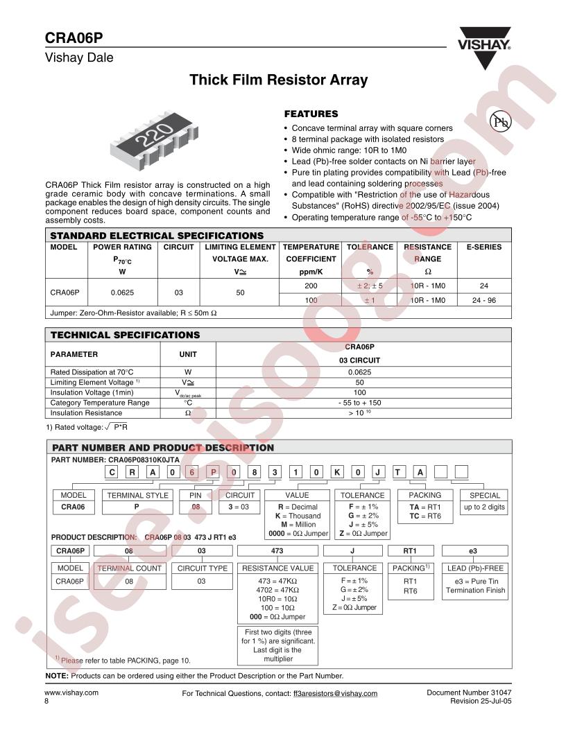 CRA06P0803000ZRT1