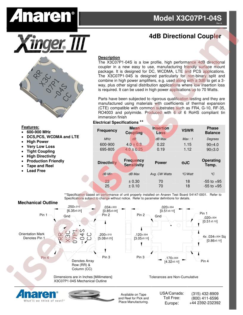 X3C07P1-04S