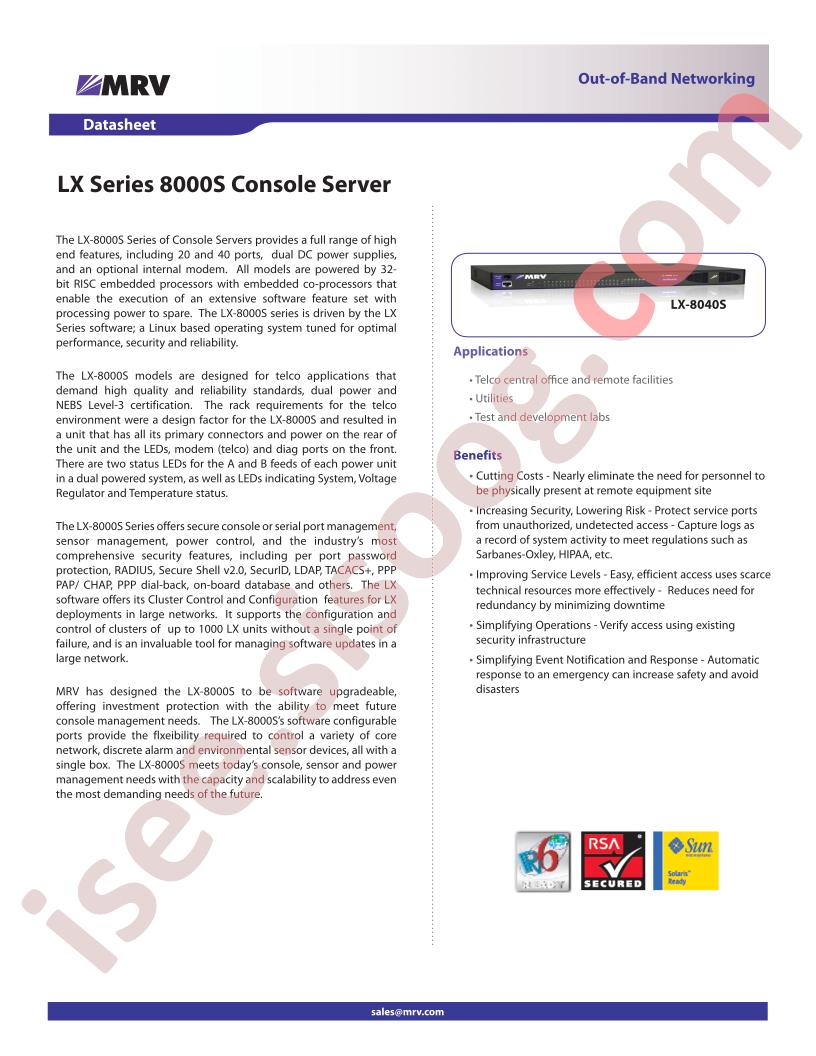 LX-8040S-112DCR