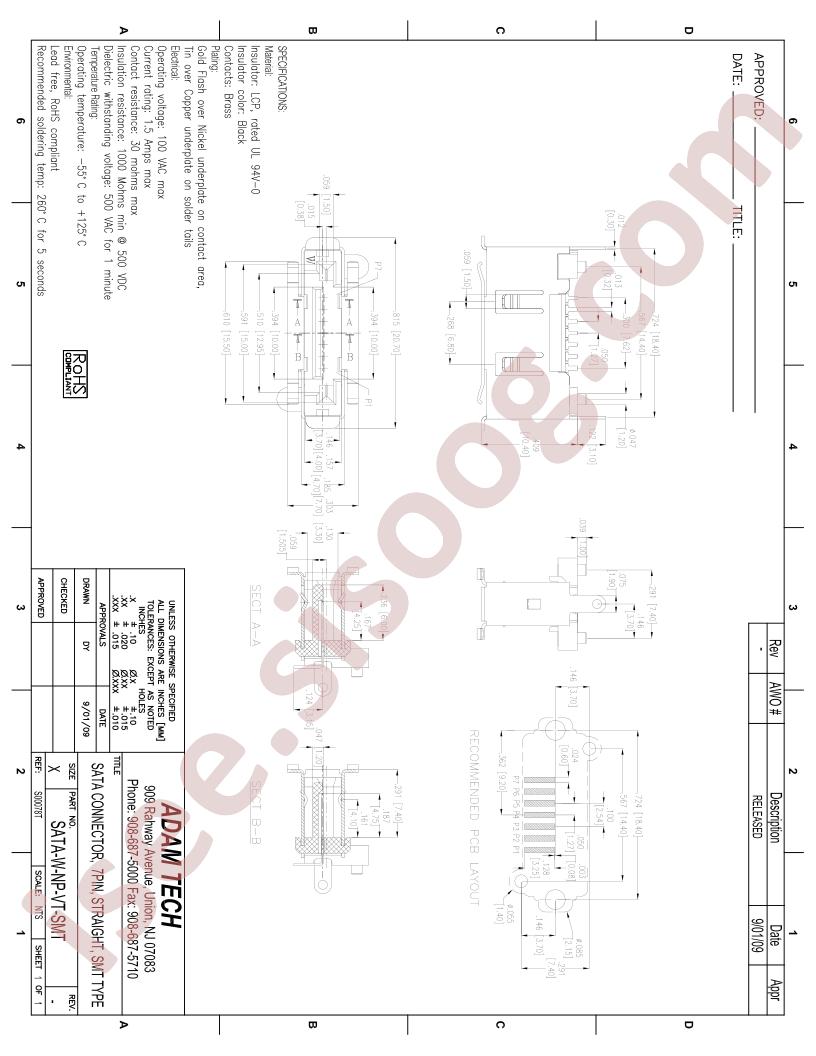 SATA-W-NP-VT-SMT