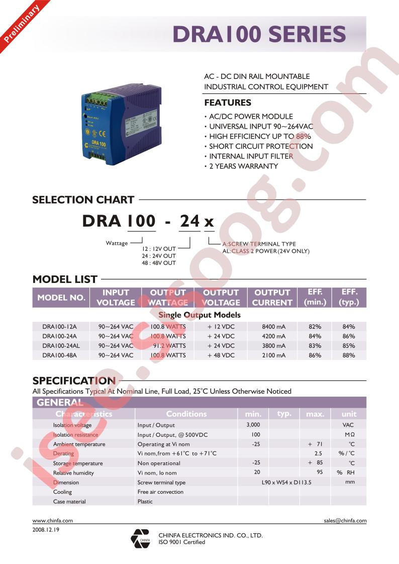 DRA100-12A