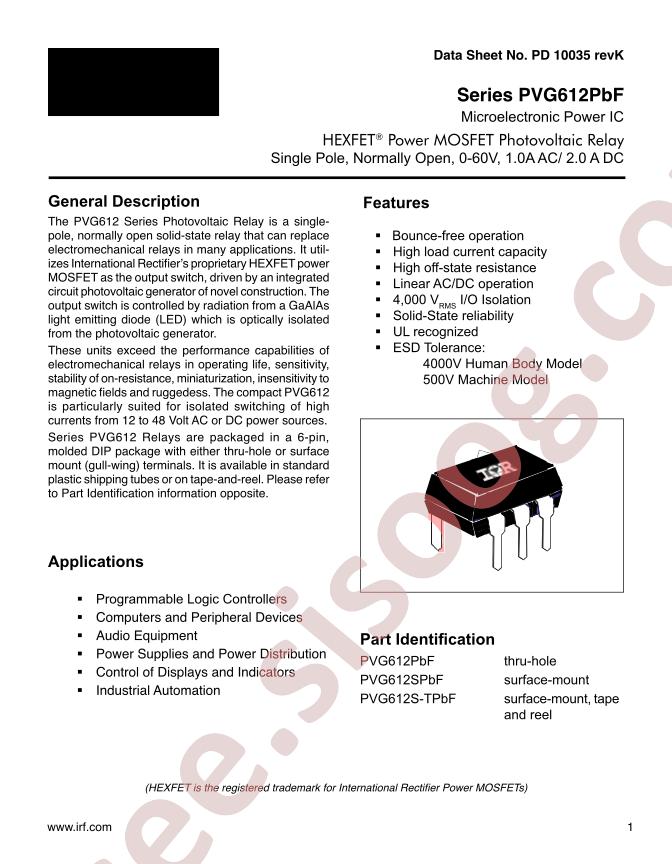 PVG612PBF