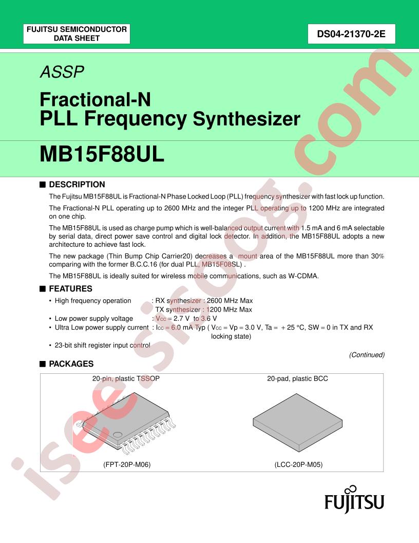 MB15F88ULPFT