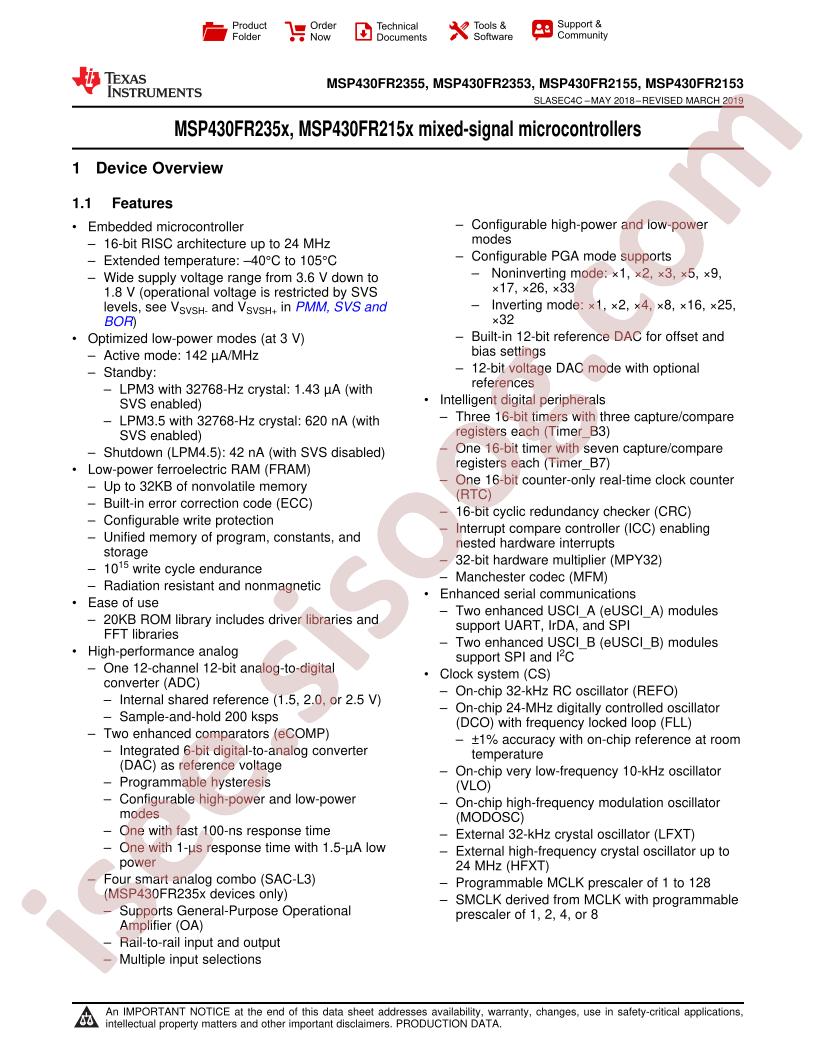 MSP430FR2355DBT