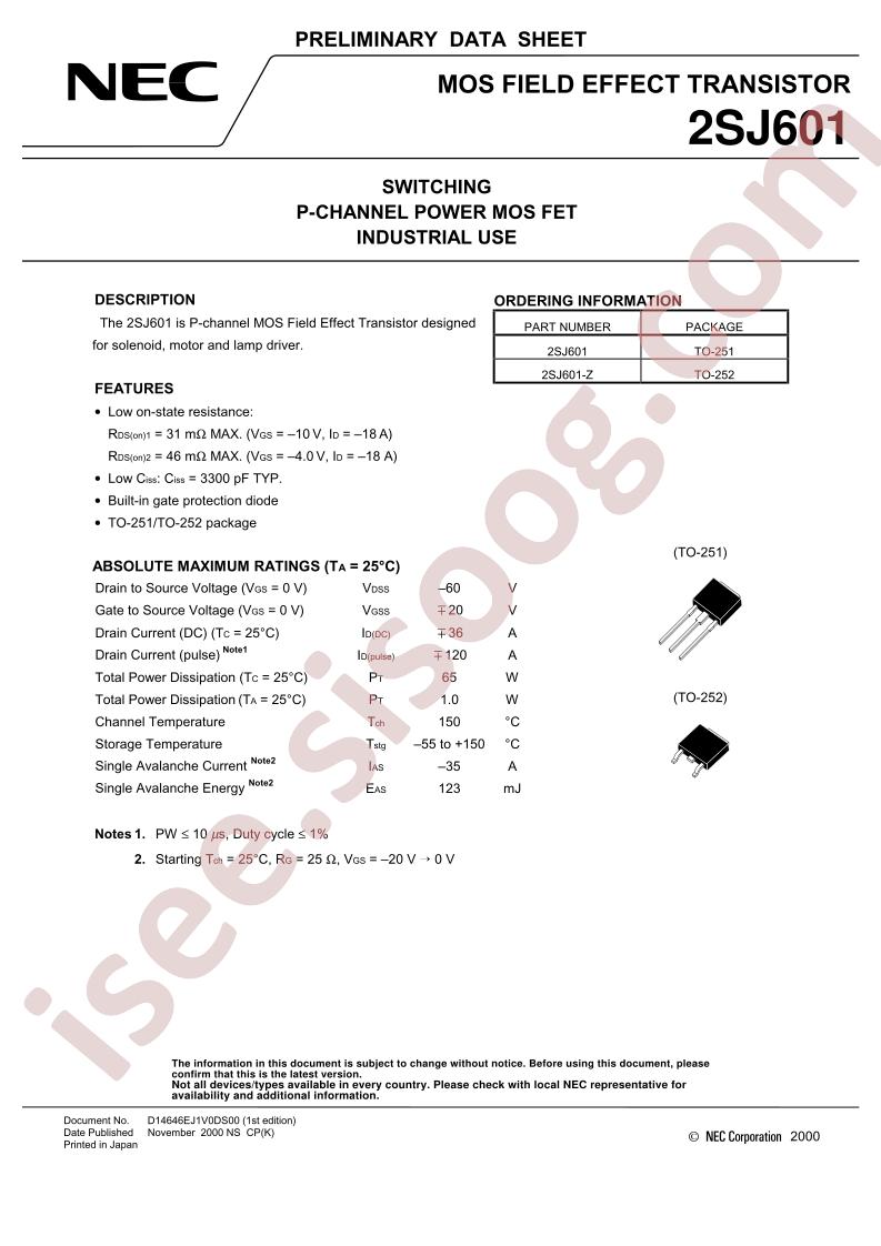 2SJ601-Z