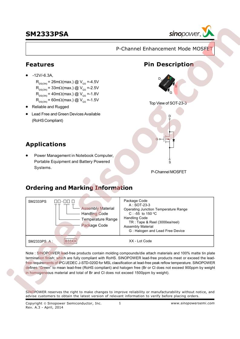SM2333PSA