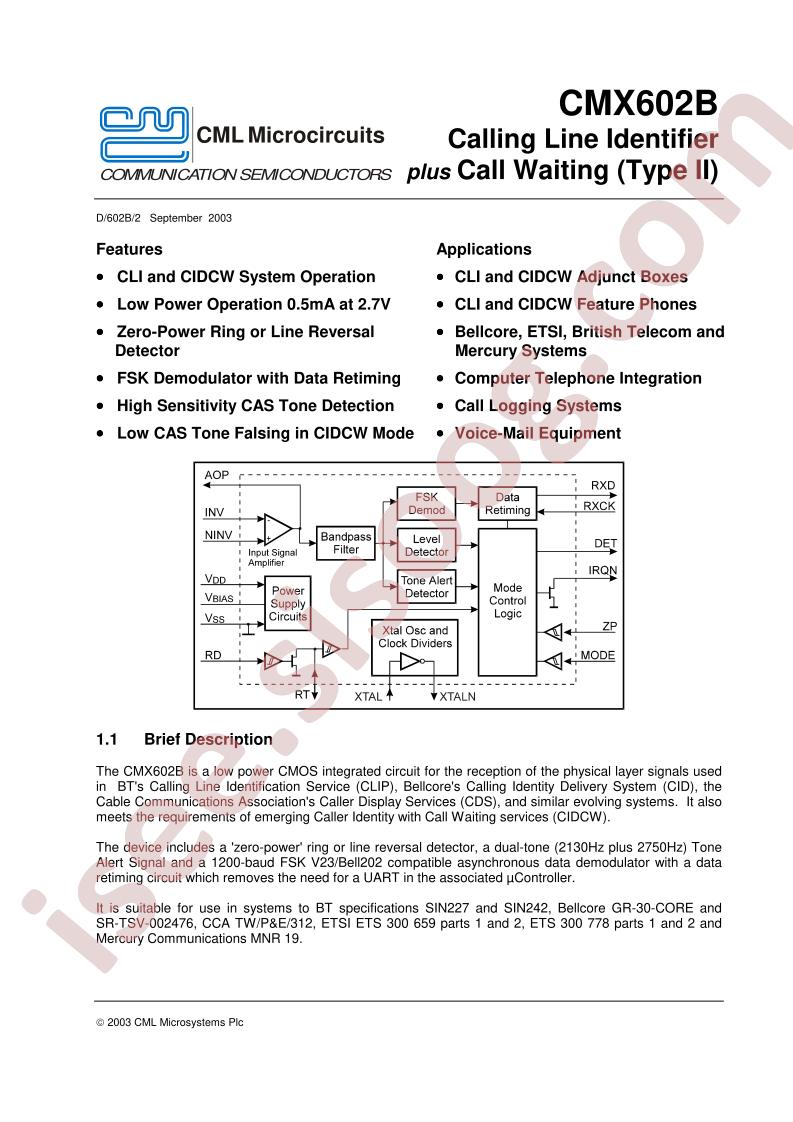 CMX602B