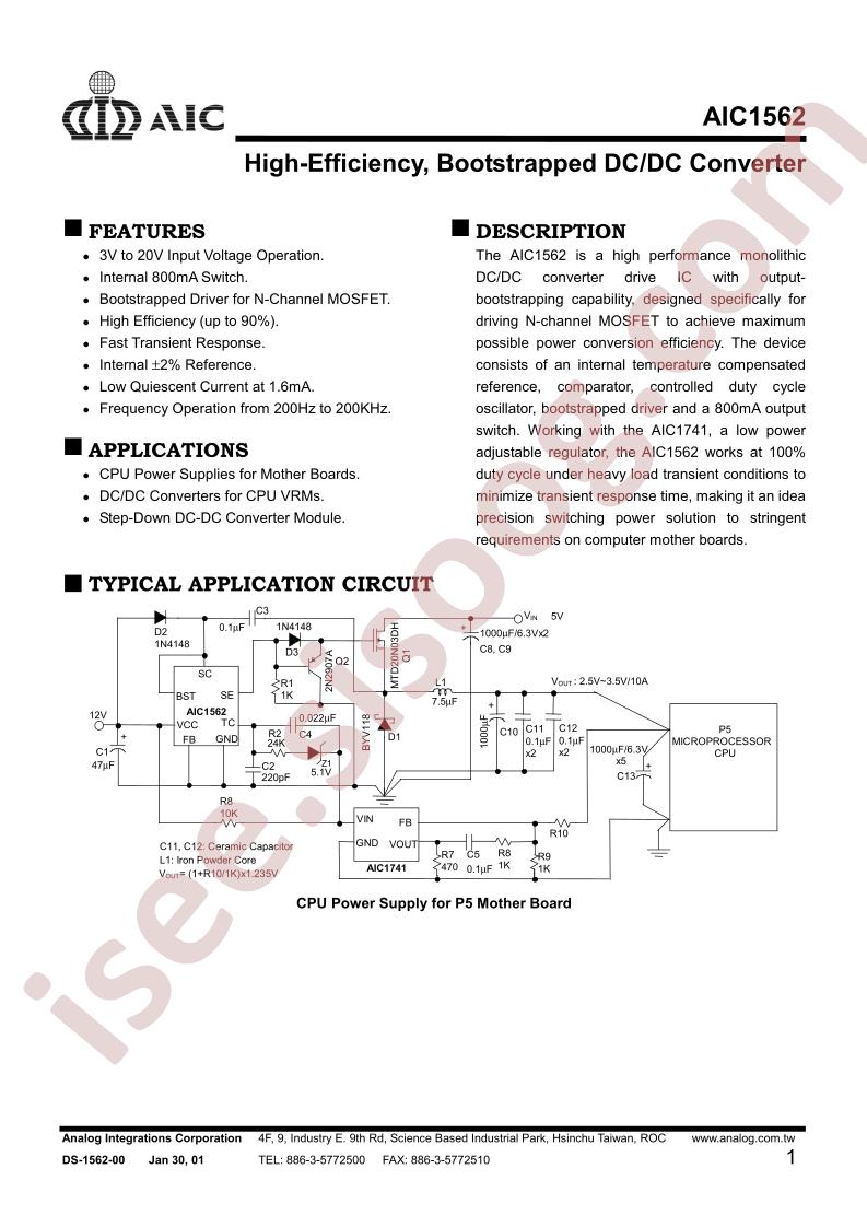 AIC1562CS