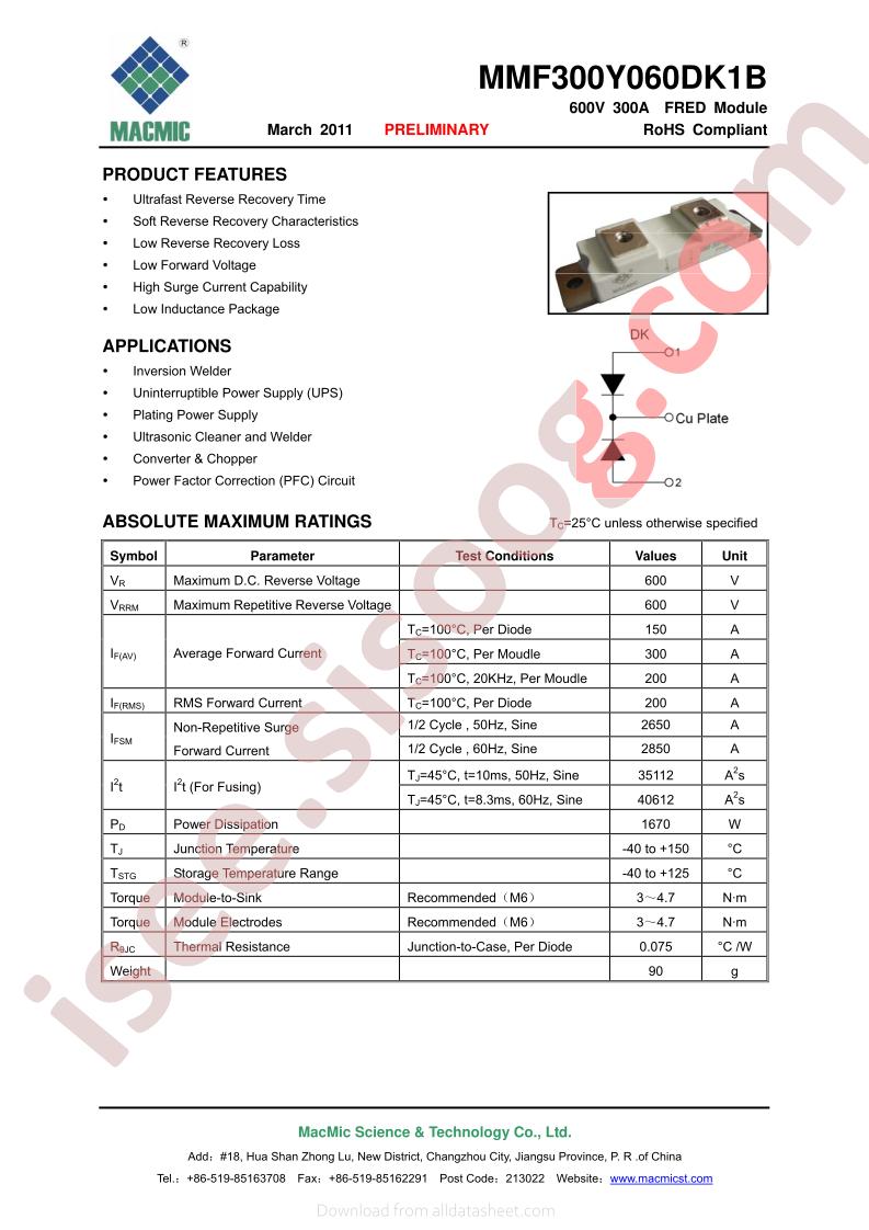 MMF300Y060DK1B