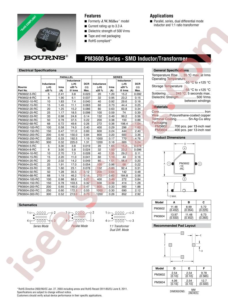 PM3602-150-RC