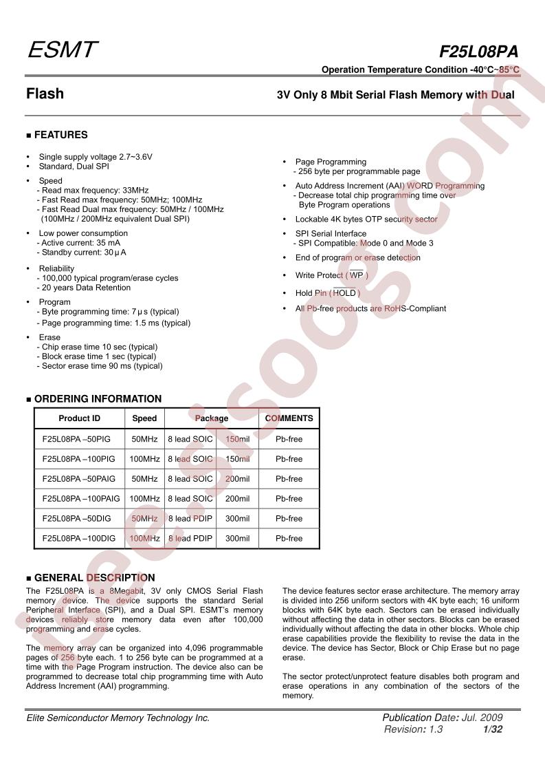 F25L08PA-100PAIG