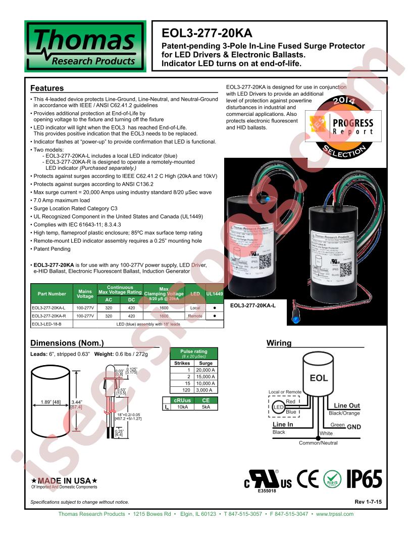 EOL3-277-20KA-R