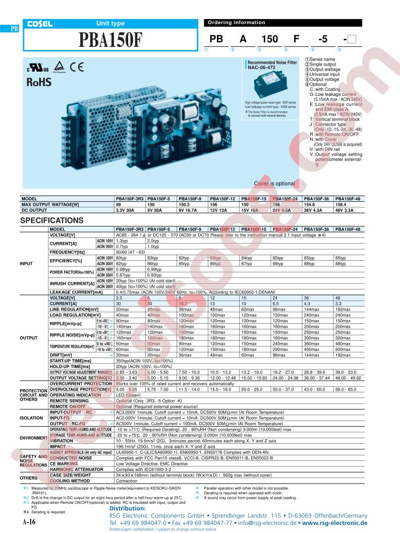 PBA150F