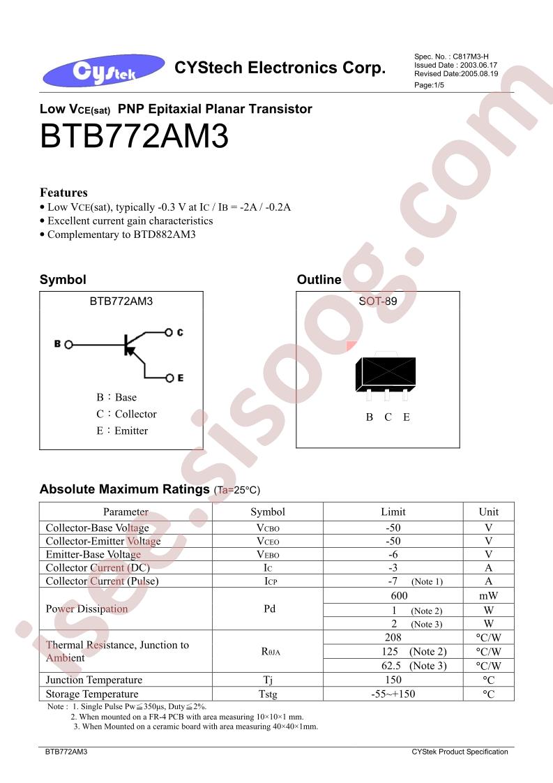 BTB772AM3