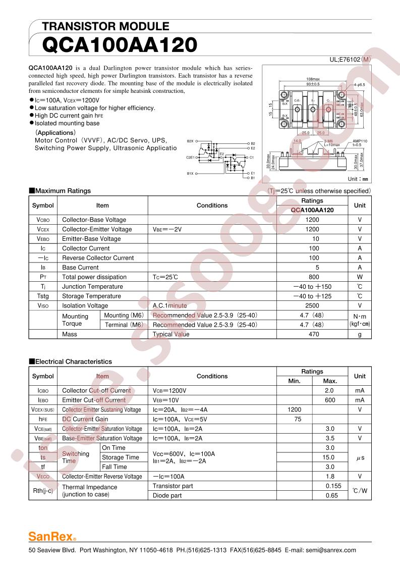 QCA100AA120