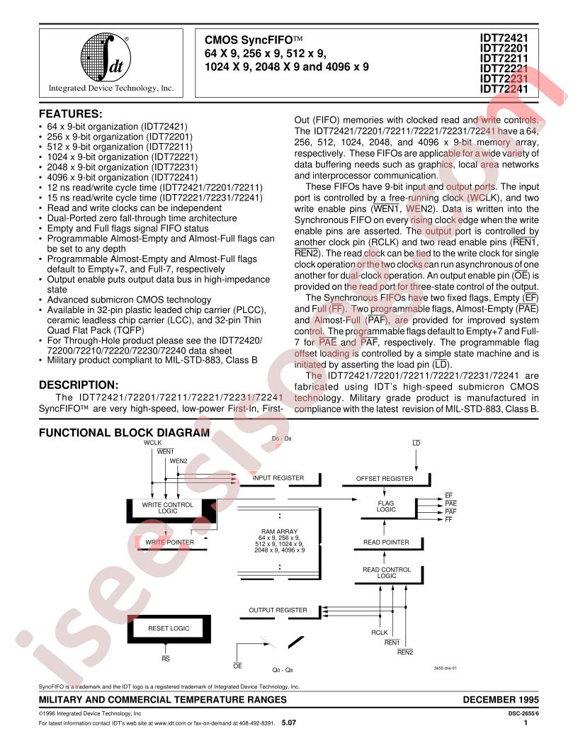 IDT72421L12LB