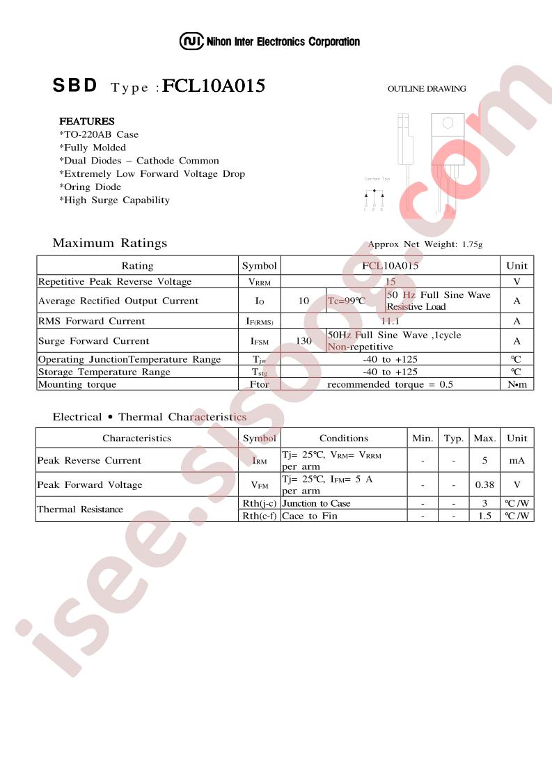 FCL10A015