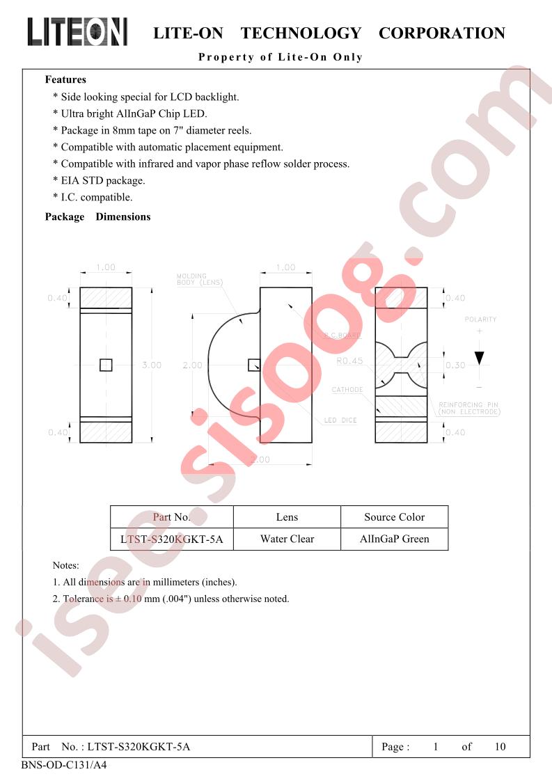 LTST-S320KGKT-5A