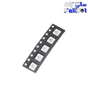 چیپ LED RGB WS2812B SMD پکیج 5050 بسته 5 عددی