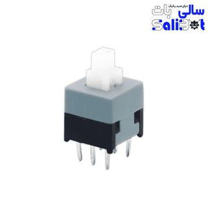 سوئیچ 6 پایه خاموش/روشن سایز 8.5 میلی متر بسته 5 تایی